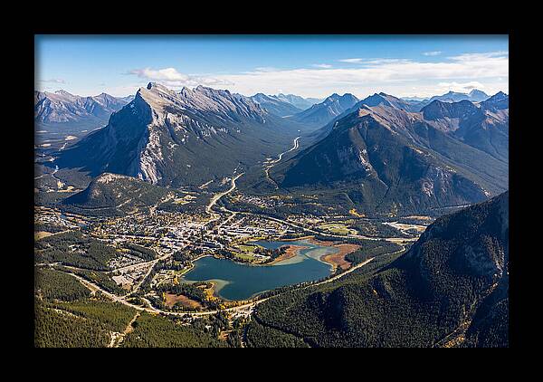 Banff National Park From Above