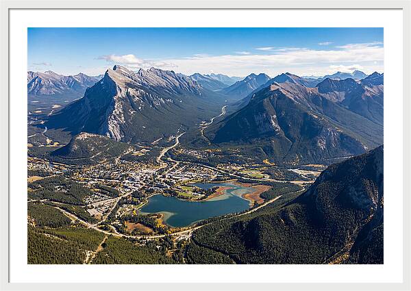 Banff National Park From Above