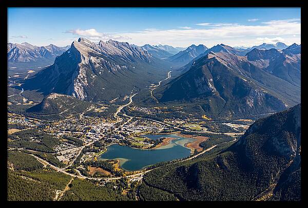 Banff National Park From Above