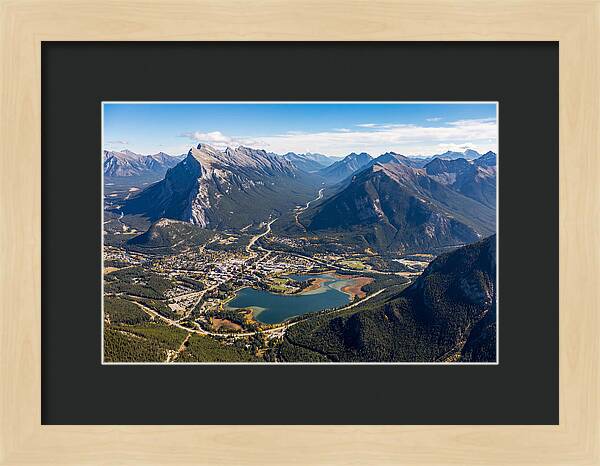 Banff National Park From Above