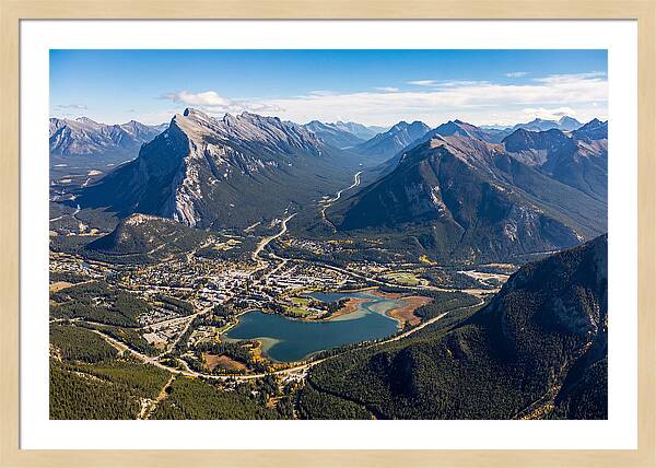 Banff National Park From Above