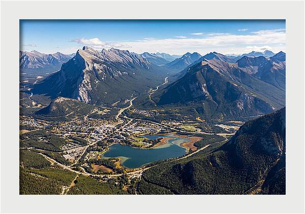 Banff National Park From Above