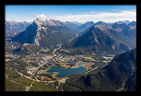 Banff National Park From Above
