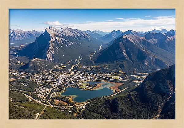 Banff National Park From Above
