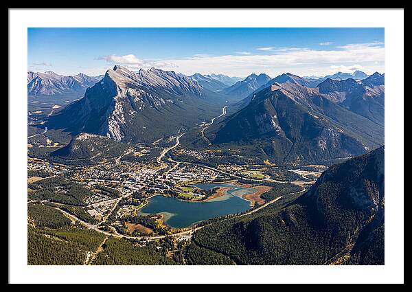 Banff National Park From Above