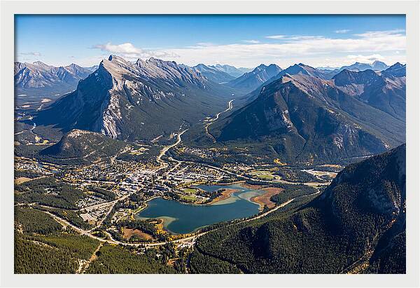 Banff National Park From Above