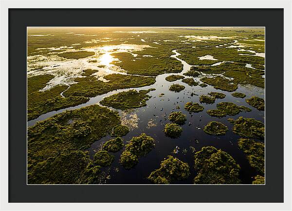 Bangweulu Wetlands From Above