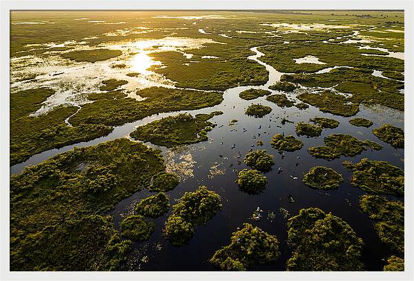 Bangweulu Wetlands From Above