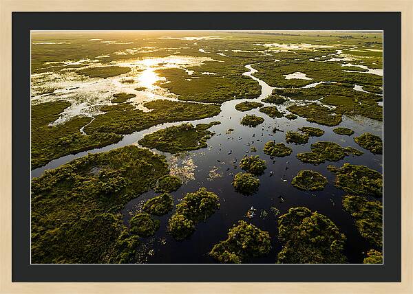 Bangweulu Wetlands From Above
