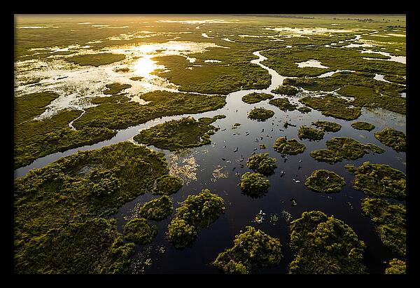 Bangweulu Wetlands From Above