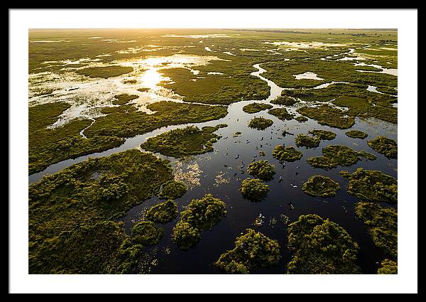 Bangweulu Wetlands From Above