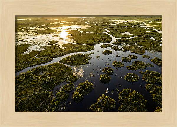 Bangweulu Wetlands From Above