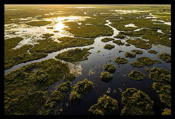 Bangweulu Wetlands From Above