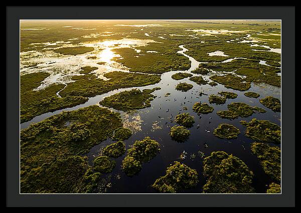 Bangweulu Wetlands From Above