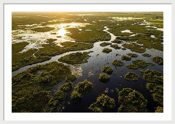 Bangweulu Wetlands From Above