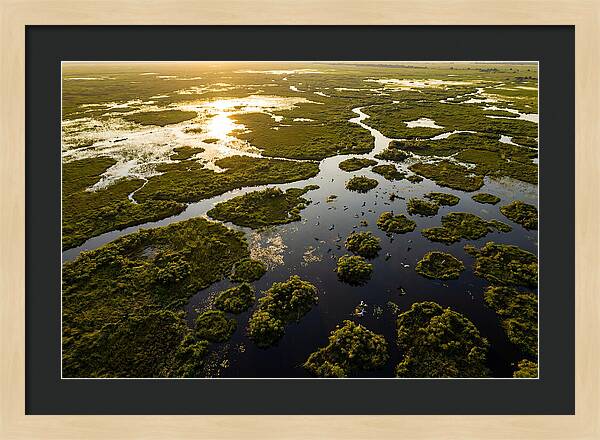 Bangweulu Wetlands From Above