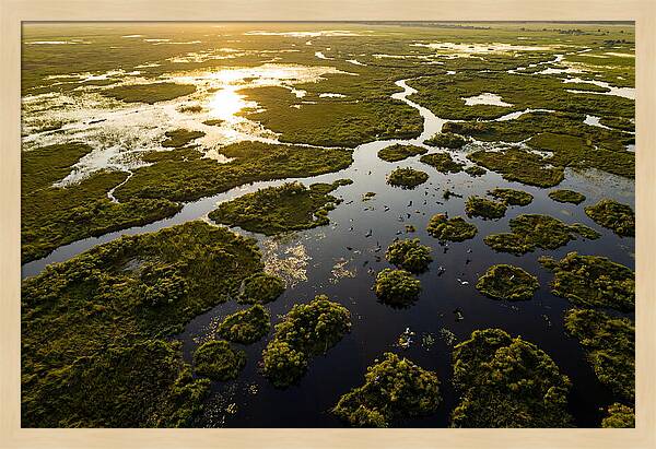 Bangweulu Wetlands From Above