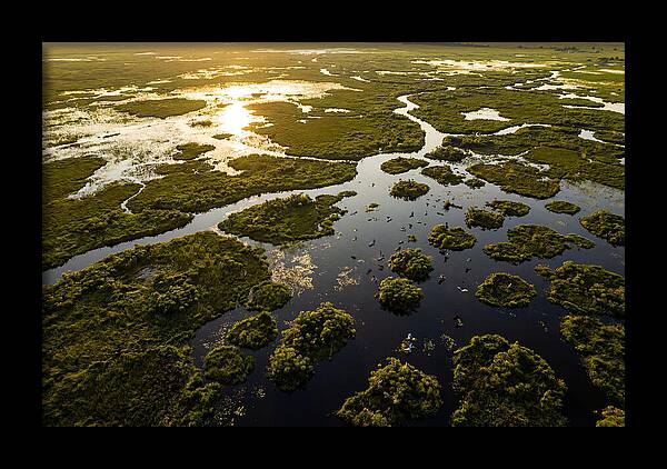 Bangweulu Wetlands From Above