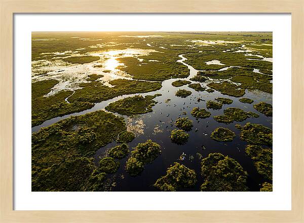Bangweulu Wetlands From Above