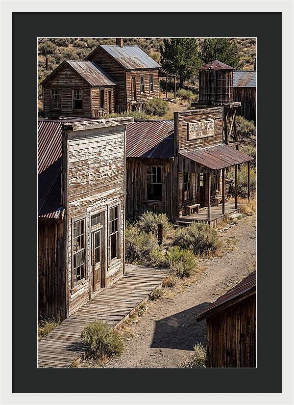 Bannack Ghost Town Reflections