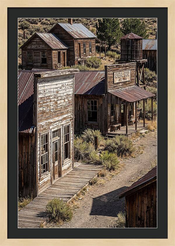 Bannack Ghost Town Reflections