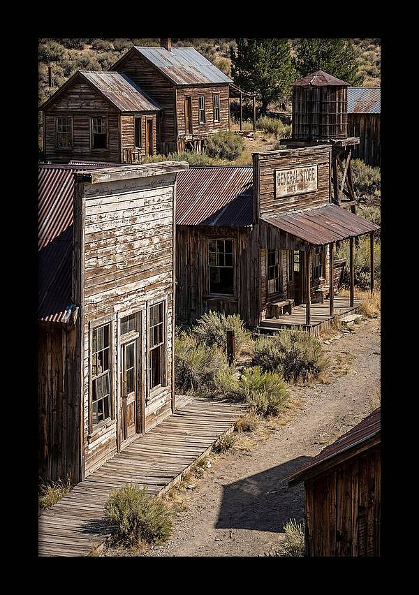 Bannack Ghost Town Reflections