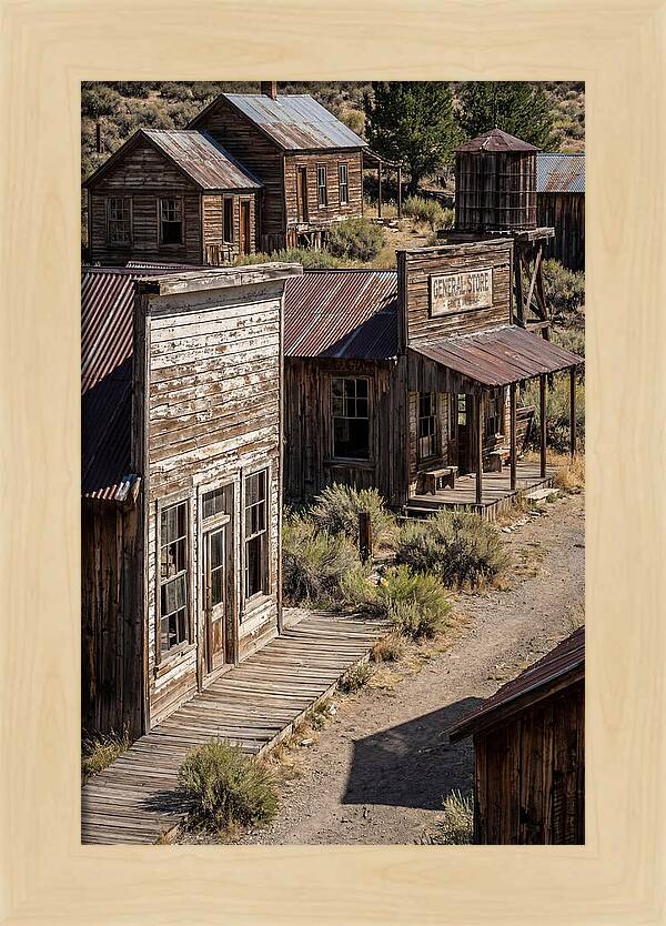 Bannack Ghost Town Reflections