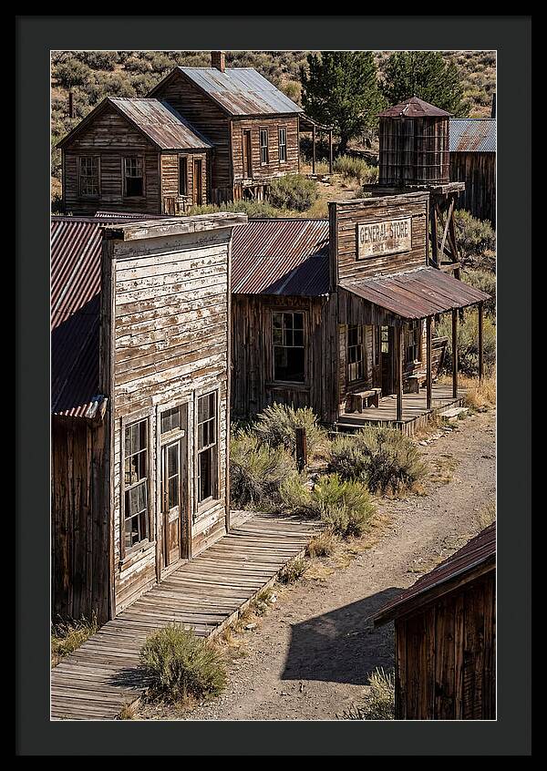 Bannack Ghost Town Reflections
