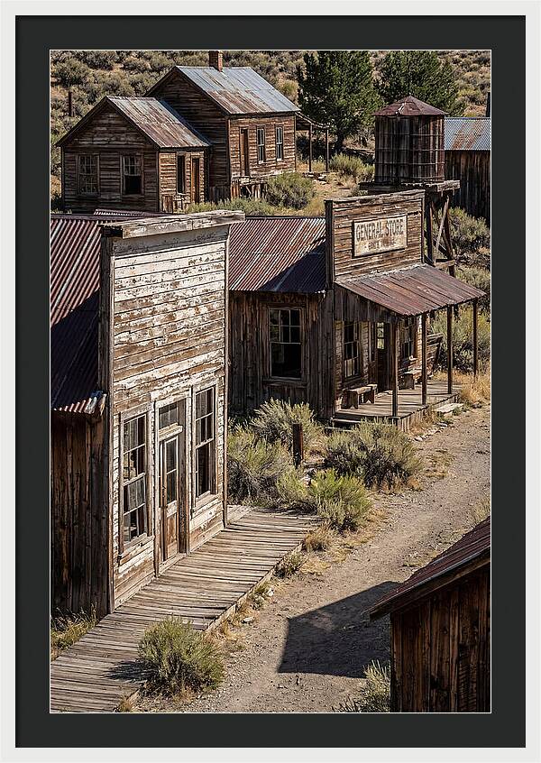 Bannack Ghost Town Reflections