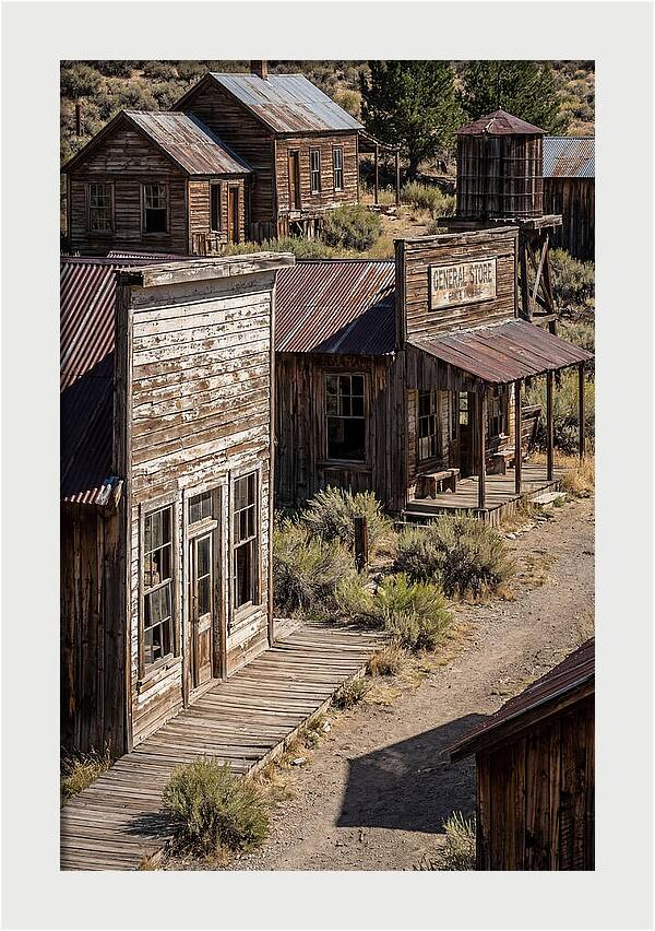 Bannack Ghost Town Reflections