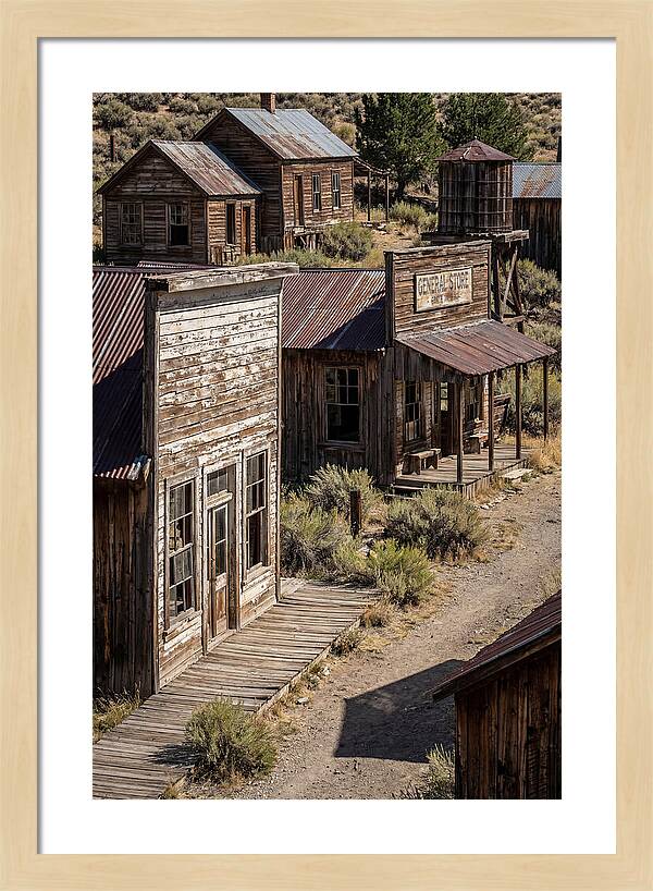Bannack Ghost Town Reflections