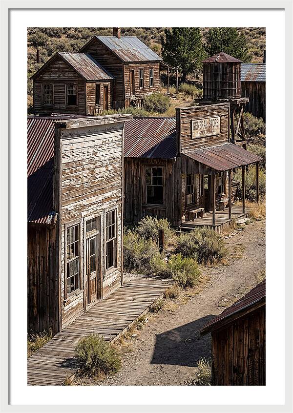 Bannack Ghost Town Reflections