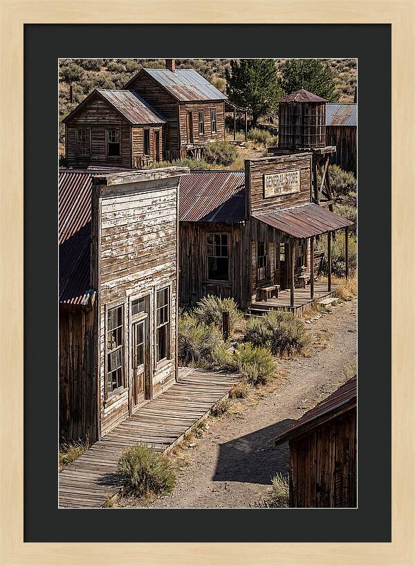 Bannack Ghost Town Reflections