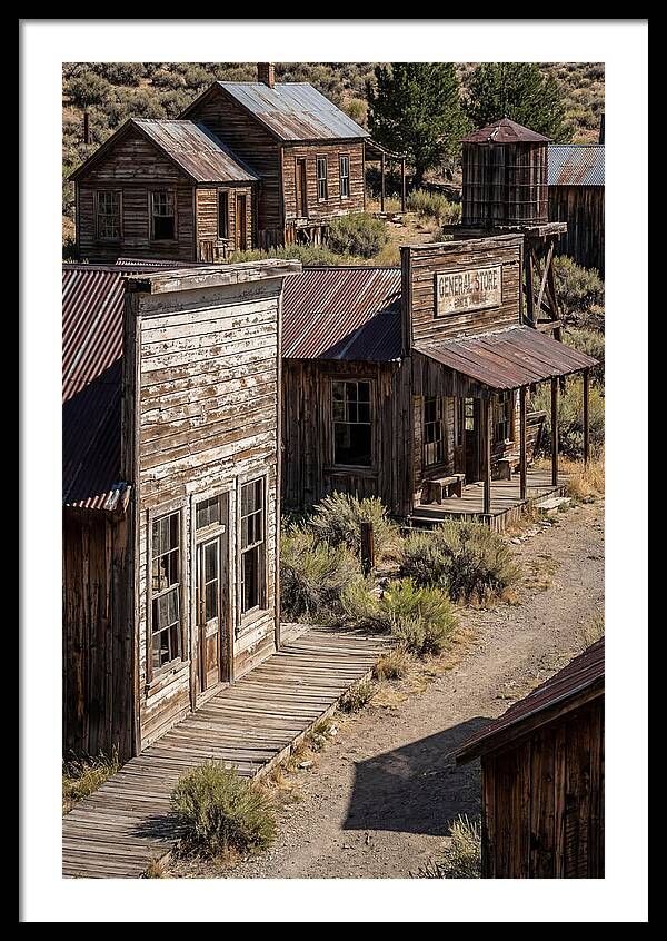 Bannack Ghost Town Reflections