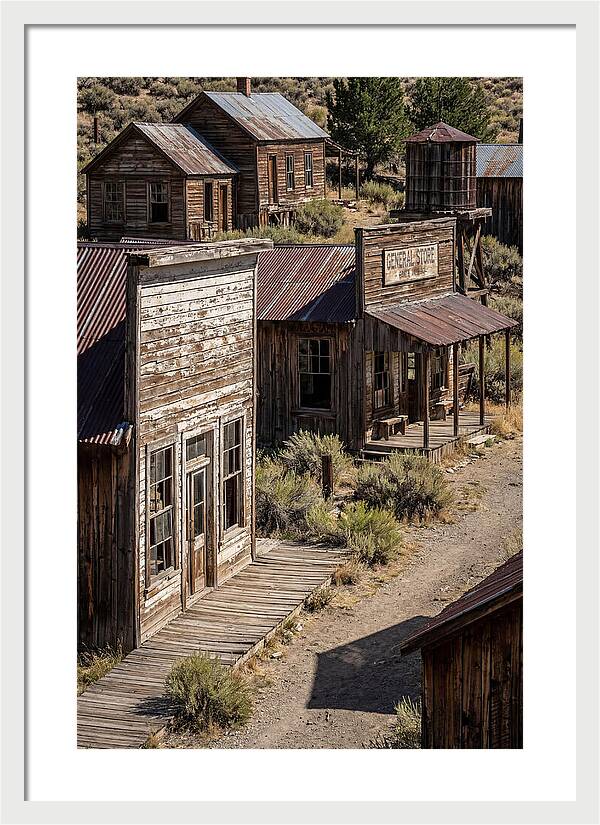 Bannack Ghost Town Reflections