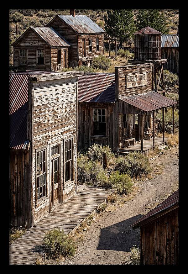 Bannack Ghost Town Reflections