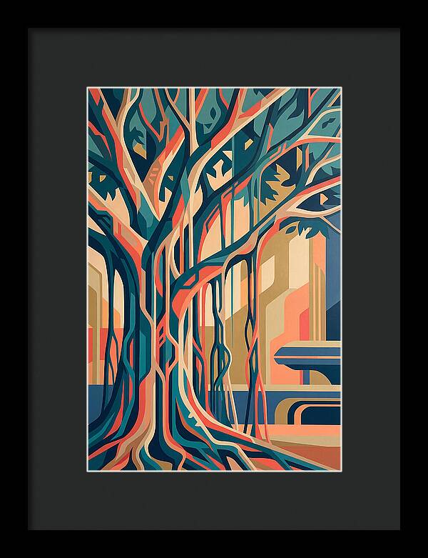 Banyan Tree Abstract Expression