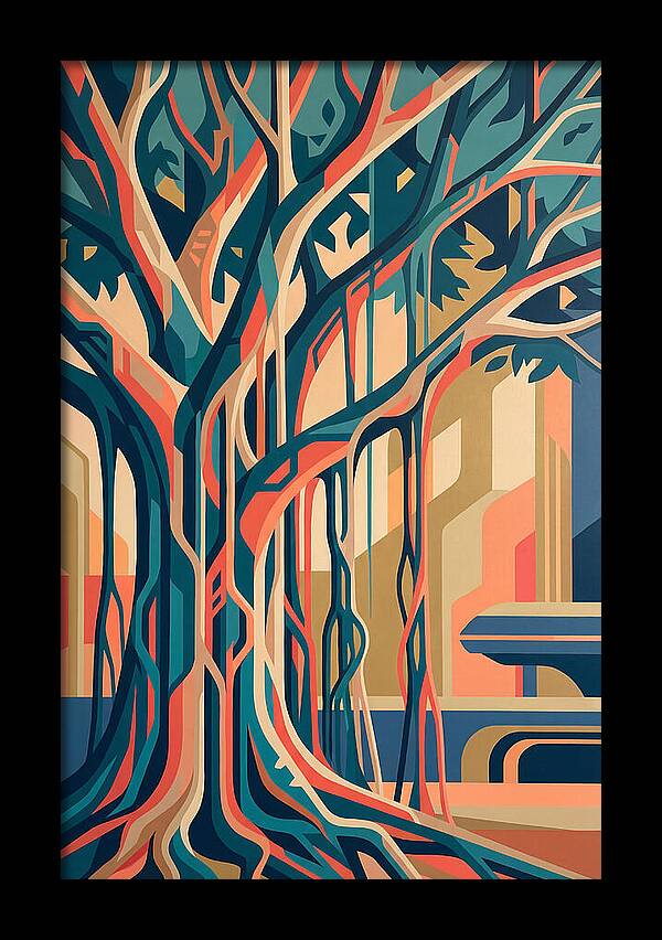 Banyan Tree Abstract Expression