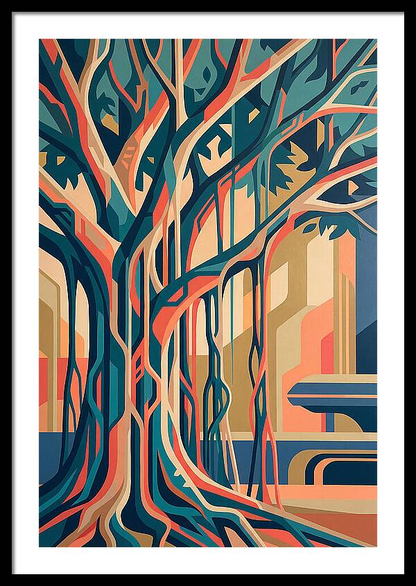 Banyan Tree Abstract Expression