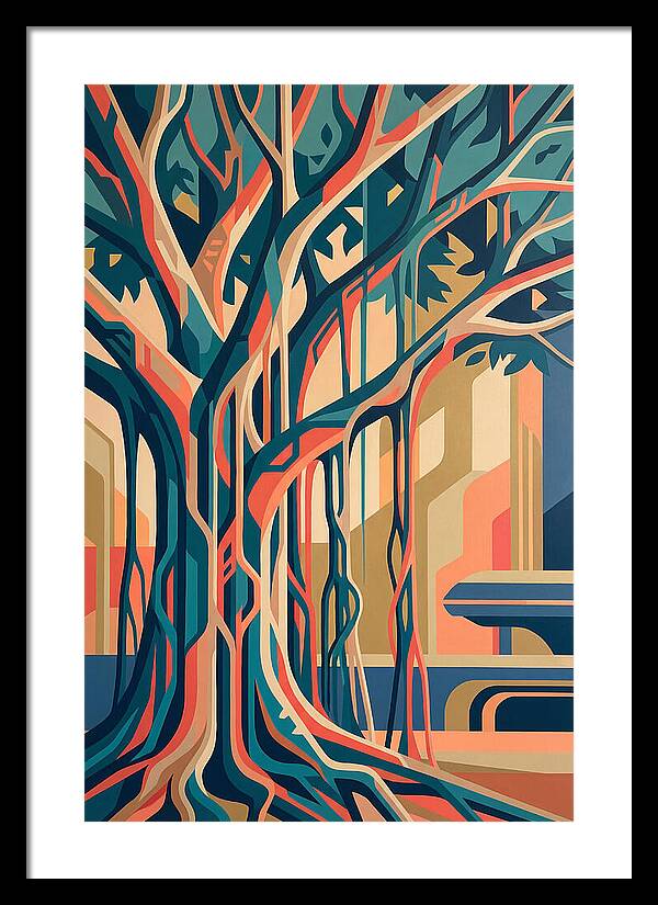 Banyan Tree Abstract Expression
