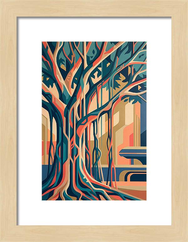 Banyan Tree Abstract Expression