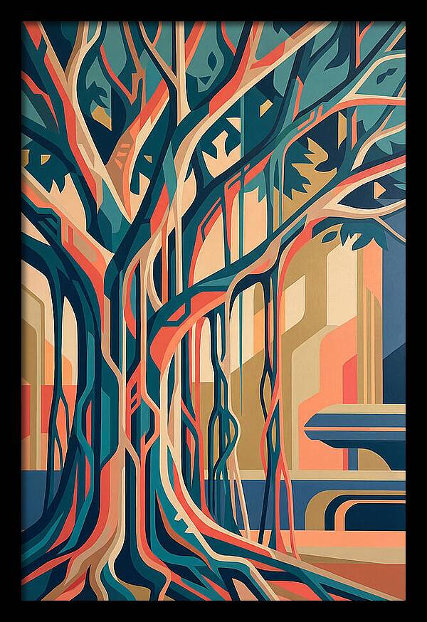 Banyan Tree Abstract Expression