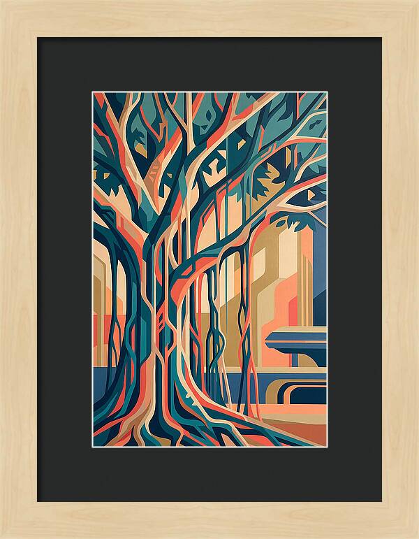 Banyan Tree Abstract Expression