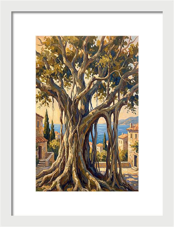 Banyan Tree By The Mediterranean