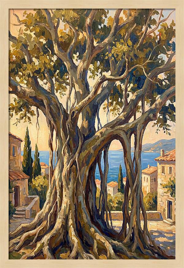 Banyan Tree By The Mediterranean