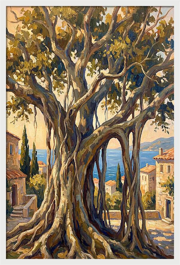 Banyan Tree By The Mediterranean