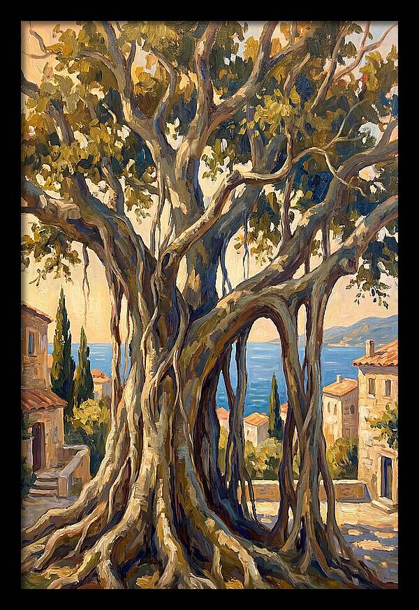 Banyan Tree By The Mediterranean