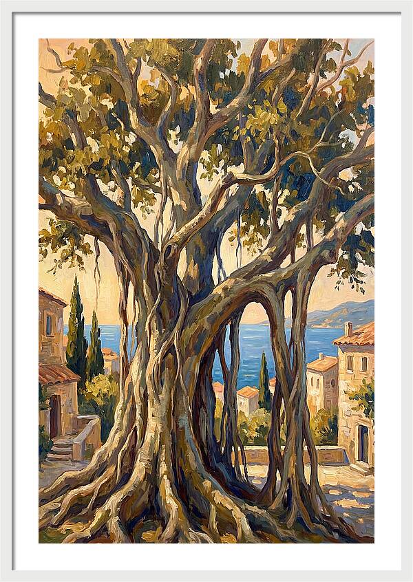 Banyan Tree By The Mediterranean