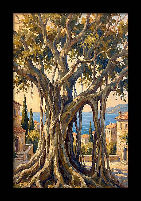 Banyan Tree By The Mediterranean