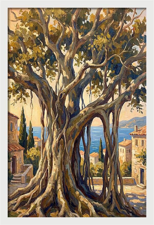 Banyan Tree By The Mediterranean